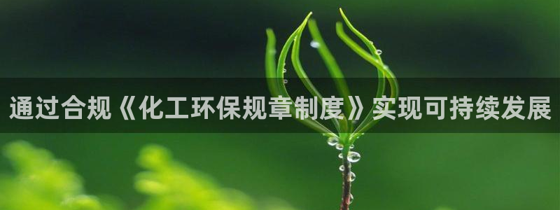 亿万先生客户端官网：通过合规《化工环保规章制度》实现可持续发展