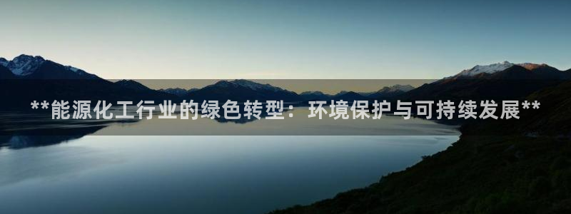 亿万第一集：**能源化工行业的绿色转型：环境保护与可持续发展**