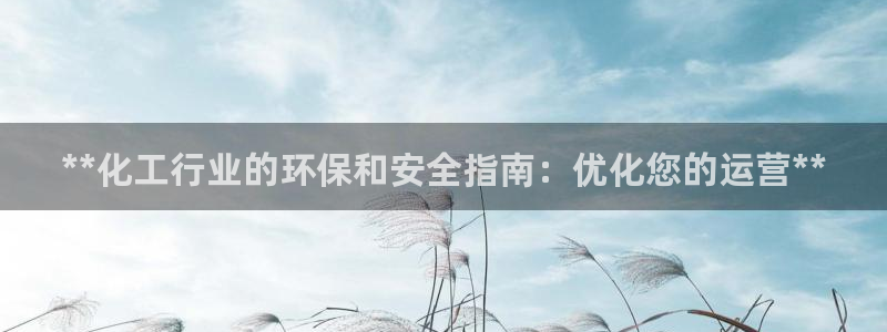 亿万28下载地址：**化工行业的环保和安全指南：优化您的运营**