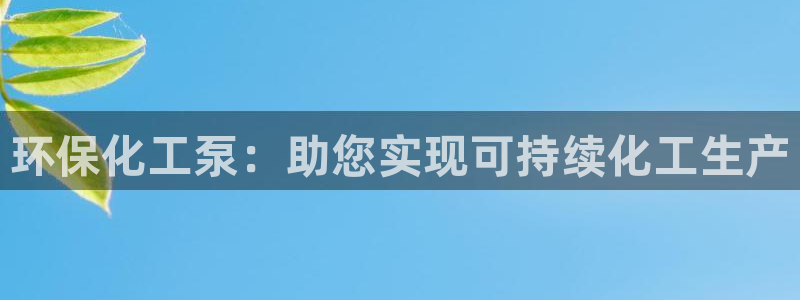亿万首富手游兑换码：环保化工泵：助您实现可持续化工生产