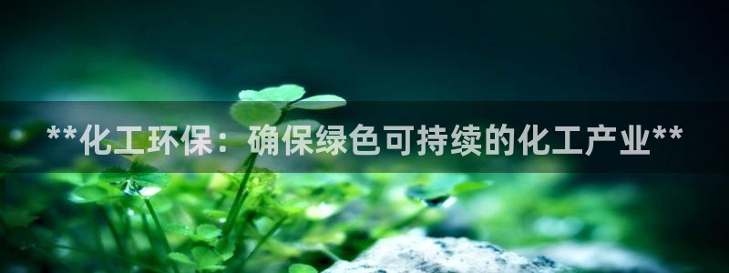 亿万讲了什么：**化工环保：确保绿色可持续的化工产业**