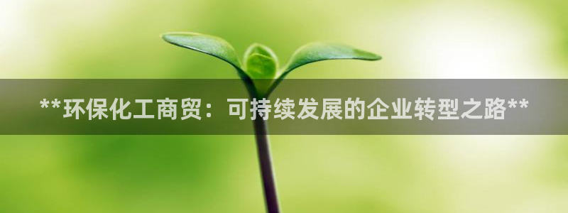 亿万先生手机客户端：**环保化工商贸：可持续发展的企业转型之路**