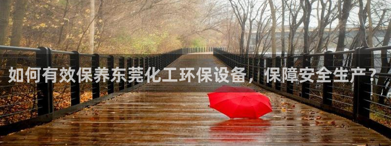 mr001亿万先生：如何有效保养东莞化工环保设备，保障安全生产？