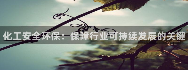 亿万先生客户端：化工安全环保：保障行业可持续发展的关键