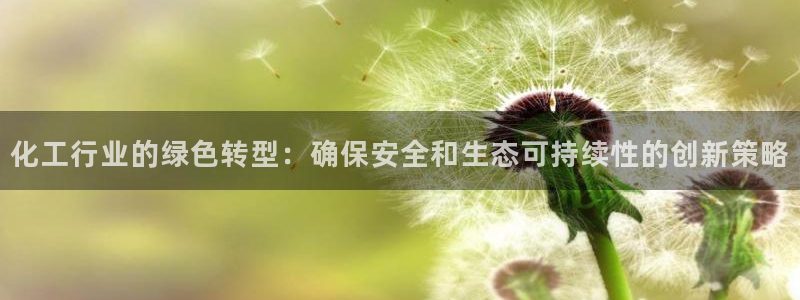 亿万先生换网址了吗知乎：化工行业的绿色转型：确保安全和生态可持续性的创新策略