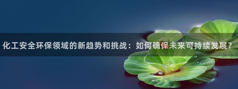 亿万先生网址改了吗：化工安全环保领域的新趋势和挑战：如何确保未来可持续发展？