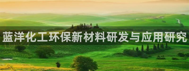 亿万先生手机客户端：蓝洋化工环保新材料研发与应用研究